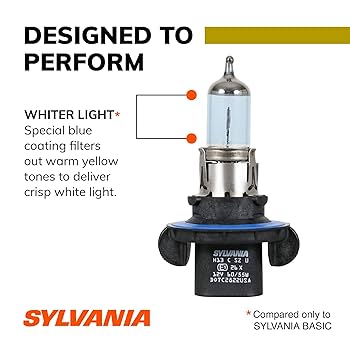 3haha商品 Amazon.com: SYLVANIA - H13 (9008) SilverStar zXe GOLD High